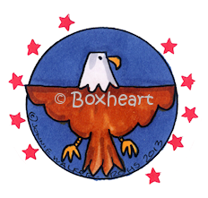 Boxheart Button Design 13-024